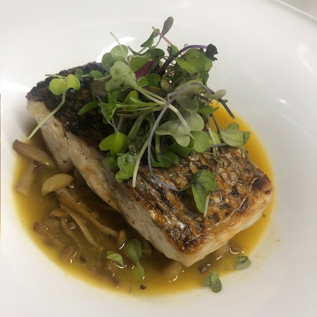 Pan Seared Black Bass