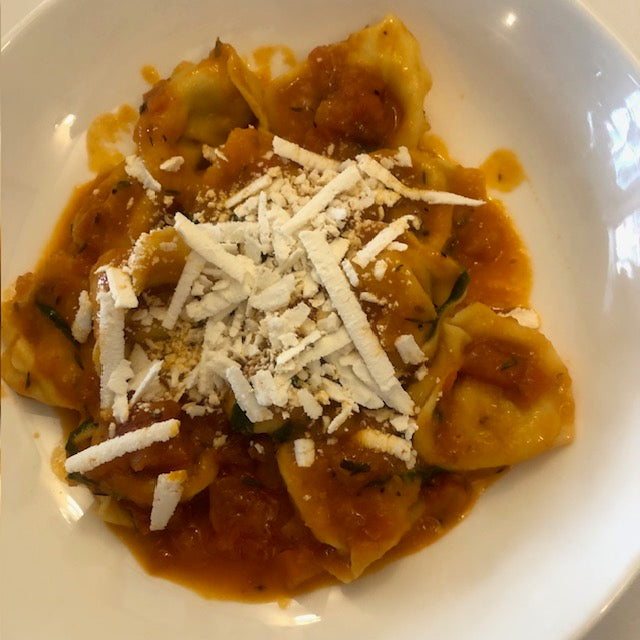 Eggplant + Ricotta Ravioli