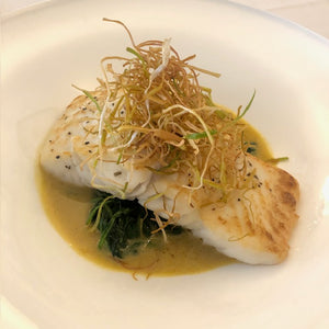 Pan Seared Cod, Chanterelle Mushroom